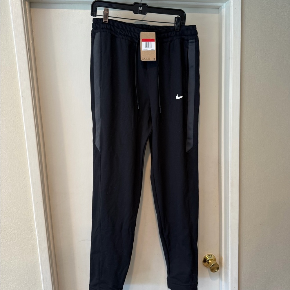 Nike Black Joggers with White Logo